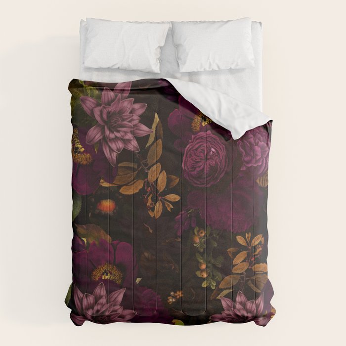 Magical Vintage Night Garden Comforter Gallery Image 1