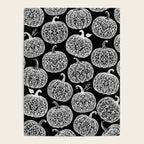 Lace Pumpkin Halloween Pattern Needle Bobbin Crochet Thread Poster Gallery Image 4