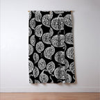 Lace Pumpkin Halloween Pattern Needle Bobbin Crochet Thread Window Curtain Gallery Image 3