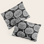 Lace Pumpkin Halloween Pattern Needle Bobbin Crochet Thread Pillow Sham Gallery Image 3