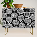 Lace Pumpkin Halloween Pattern Needle Bobbin Crochet Thread Credenza Gallery Image 1