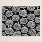 Lace Pumpkin Halloween Pattern Needle Bobbin Crochet Thread Jigsaw Puzzle Gallery Image 1