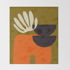 matisse cutout shapes Throw Blanket Gallery Image 2