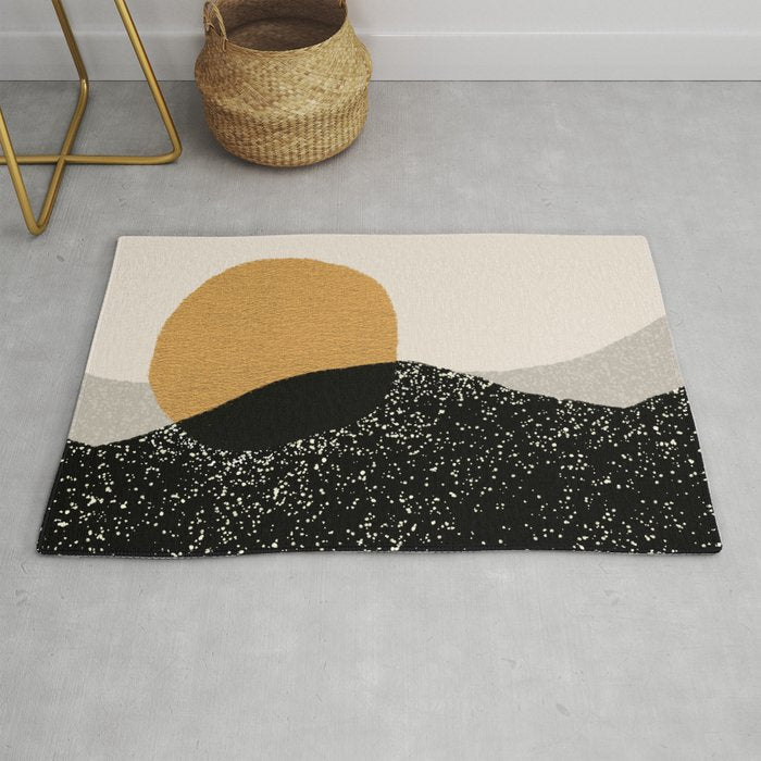 Gold Sun Going Rug Gallery Image 1