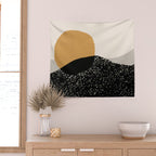 Gold Sun Going Wall Tapestry Gallery Image 2