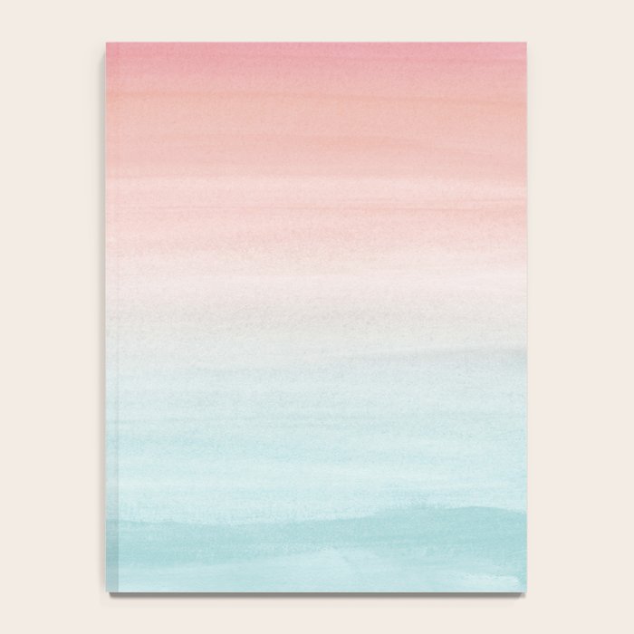 Touching Watercolor Abstract Beach Dream #1 #painting #decor #art #society6 Notebook Gallery Image 4