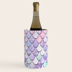 Mermaid Pastel Pink Purple Aqua Teal Wine Chiller Gallery Image 3