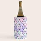 Mermaid Pastel Pink Purple Aqua Teal Wine Chiller Gallery Image 2