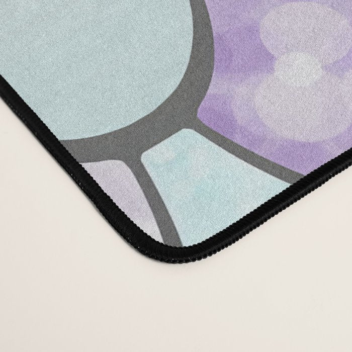 Mermaid Pastel Pink Purple Aqua Teal Desk Mat Gallery Image 4