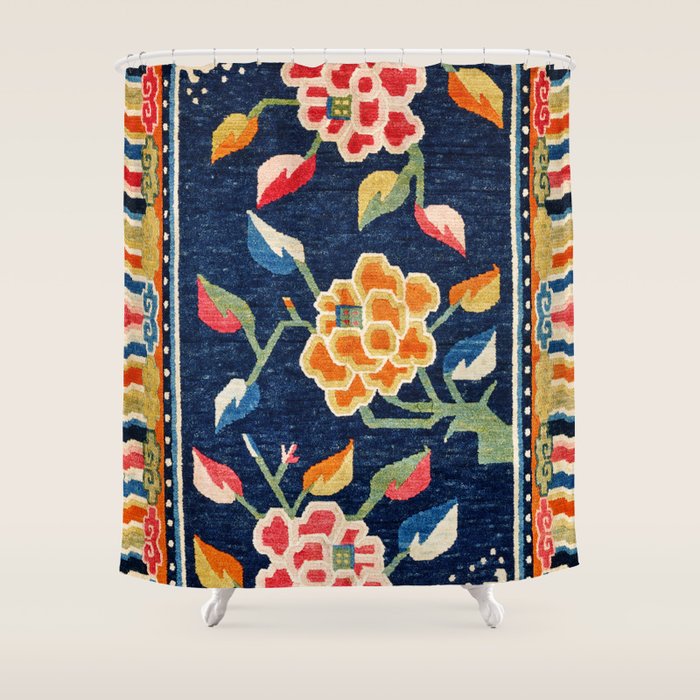 Khampa Dzong Khaden South Tibetan Sleeping Rug Print Shower Curtain Gallery Image 1
