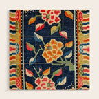Khampa Dzong Khaden South Tibetan Sleeping Rug Print Wood Wall Art Gallery Image 1