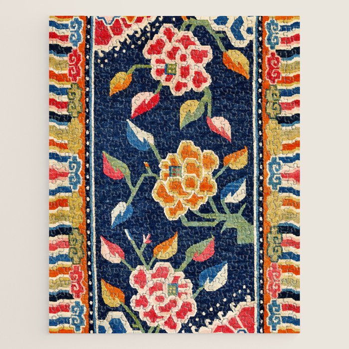 Khampa Dzong Khaden South Tibetan Sleeping Rug Print Jigsaw Puzzle Gallery Image 1