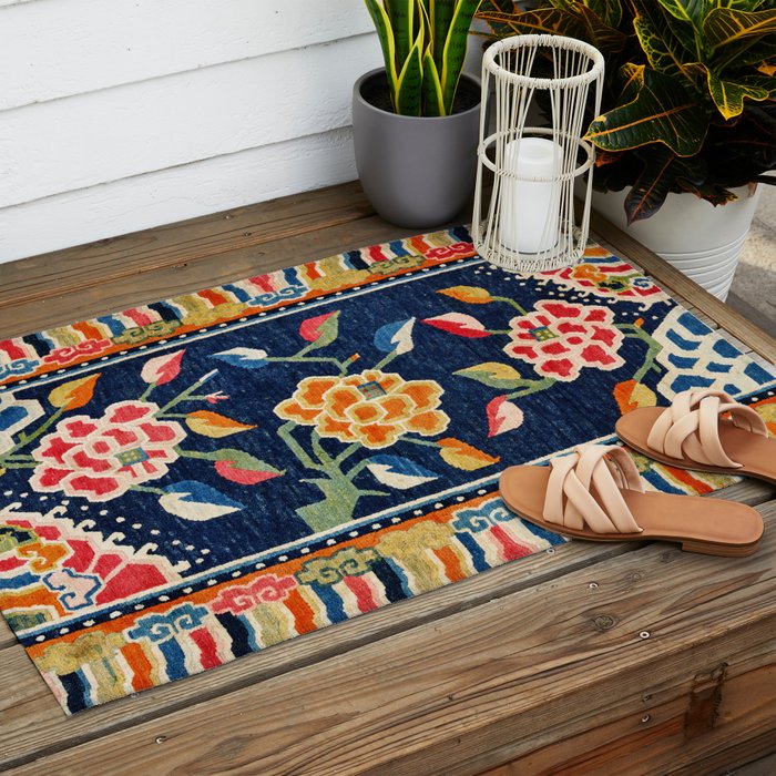 Khampa Dzong Khaden South Tibetan Sleeping Rug Print Outdoor Rug Gallery Image 2