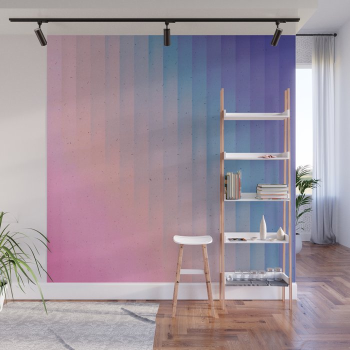 Geometric Rainbow Wall Mural Gallery Image 1