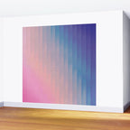 Geometric Rainbow Wall Mural Gallery Image 2