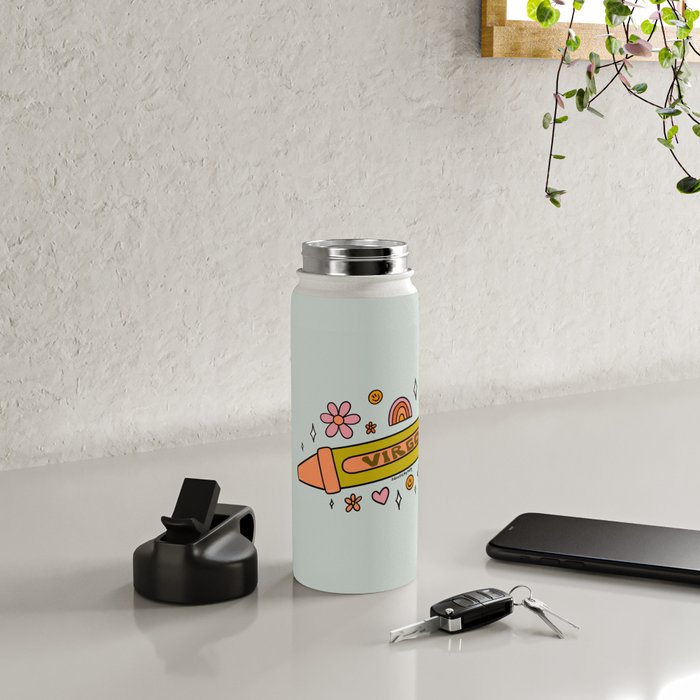 Virgo Crayon Water Bottle Gallery Image 4