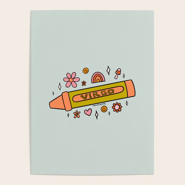 Virgo Crayon Poster Gallery Image 4
