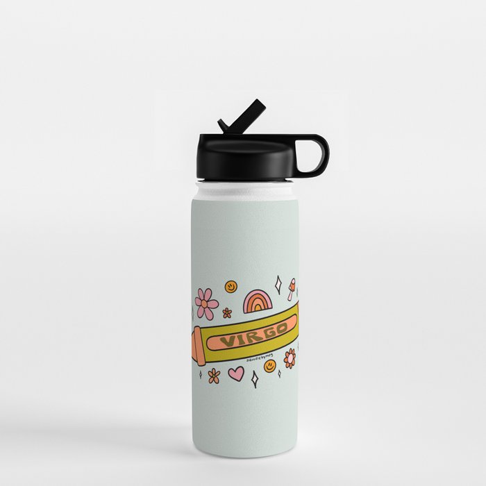 Virgo Crayon Water Bottle Gallery Image 1