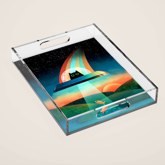 The Purrfect Alien Acrylic Tray Gallery Image 1