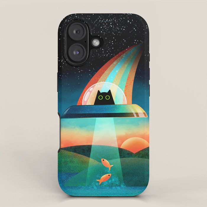 The Purrfect Alien iPhone Case Gallery Image 1