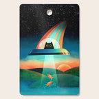 The Purrfect Alien Cutting Board Gallery Image 1