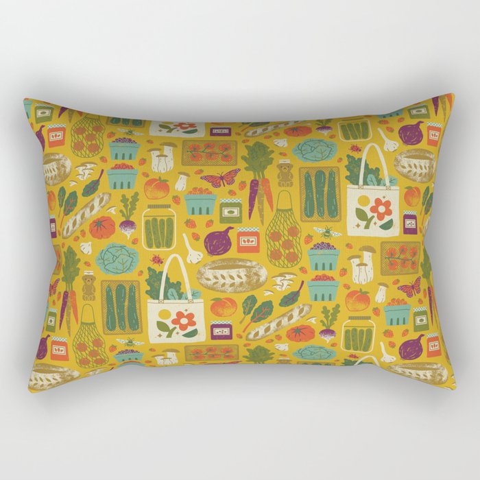 Farmers Market Rectangular Pillow Gallery Image 1