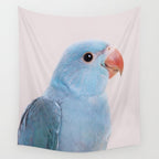 Blue Parrot Wall Tapestry Gallery Image 4