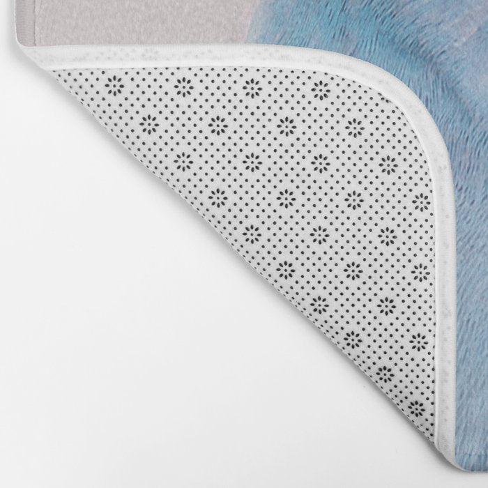 Blue Parrot Bath Mat Gallery Image 2
