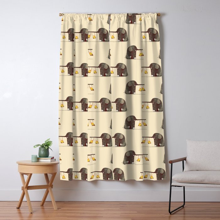 Elephant Swing Window Curtain Gallery Image 5