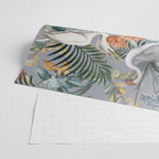 Floral and Birds Vintage Garden II Wrapping Paper Gallery Image 2