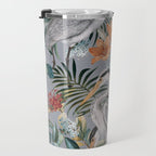 Floral and Birds Vintage Garden II Travel Mug Gallery Image 3