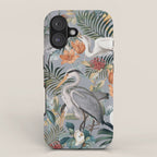 Floral and Birds Vintage Garden II iPhone Case Gallery Image 1