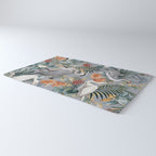 Floral and Birds Vintage Garden II Rug Gallery Image 3