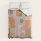 Abstract bauhaus Shapes Comforter Gallery Image 6