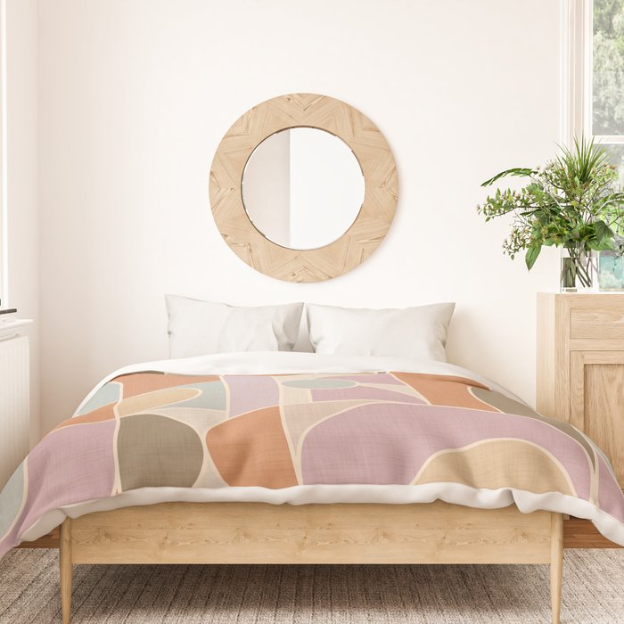 Abstract bauhaus Shapes Duvet Cover Gallery Image 3