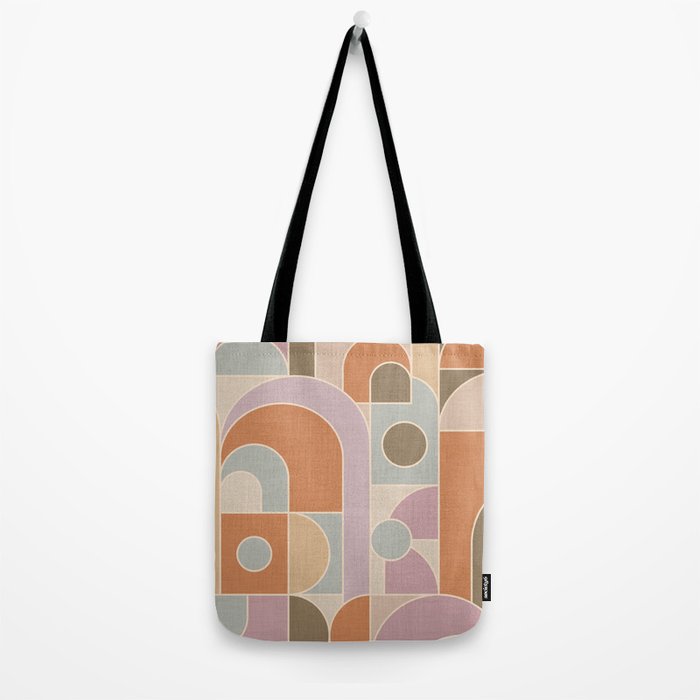 Abstract bauhaus Shapes Tote Bag Gallery Image 2