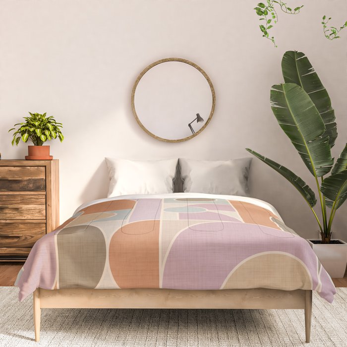 Abstract bauhaus Shapes Comforter Gallery Image 3