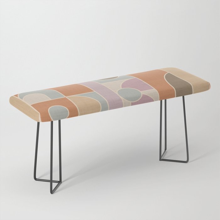 Abstract bauhaus Shapes Bench Gallery Image 1