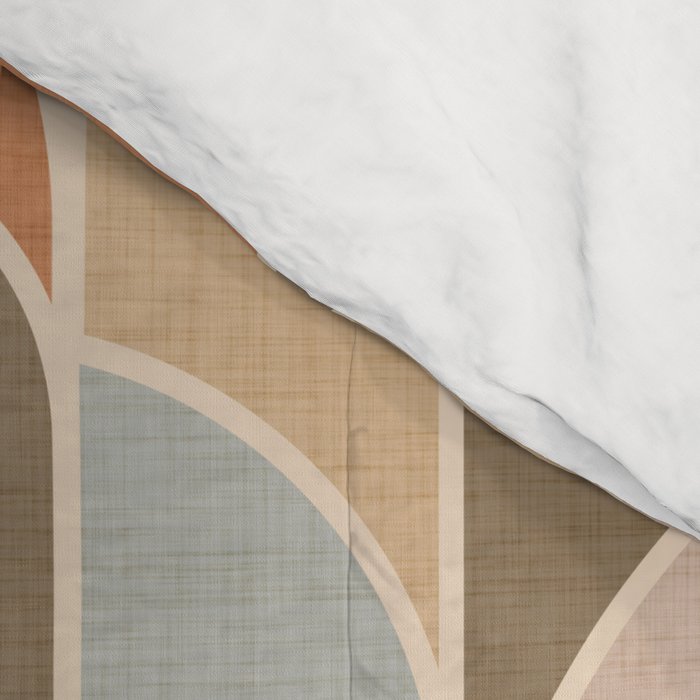 Abstract bauhaus Shapes Comforter Gallery Image 4