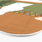 bohemian bathroom Bath Mat Gallery Image 3