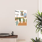 bohemian bathroom Poster Gallery Image 2