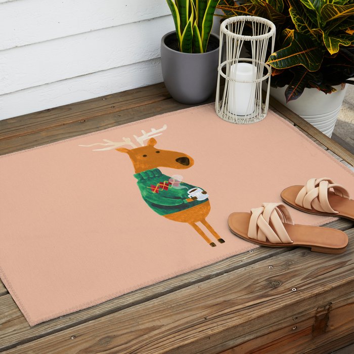 Hot Coffee Outdoor Rug Gallery Image 2