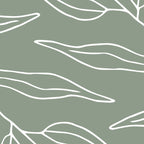 Minimalist, Leaves, Green, Boho Wall Art Coffee Mug Gallery Image 2