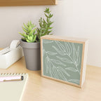 Minimalist, Leaves, Green, Boho Wall Art Mini Art Print Gallery Image 2