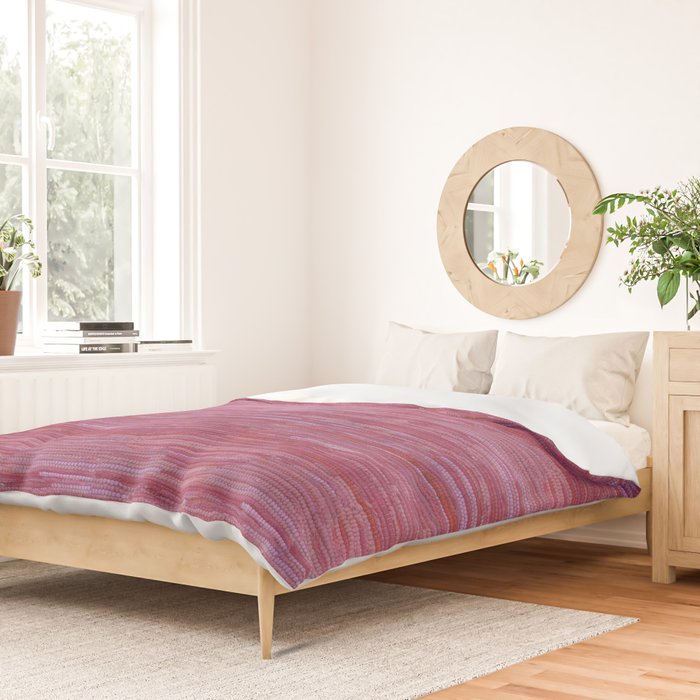Old Market Textile in Pink Duvet Cover Gallery Image 2