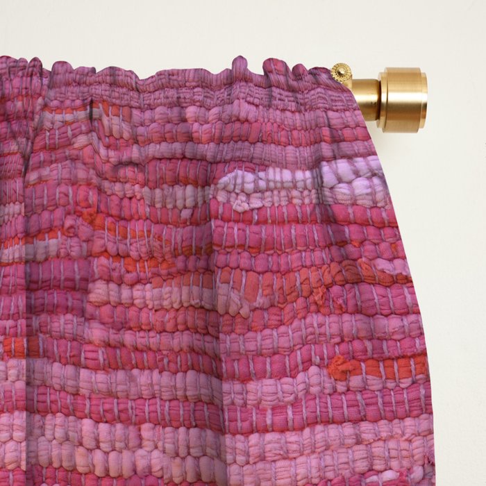 Old Market Textile in Pink Window Curtain Gallery Image 2
