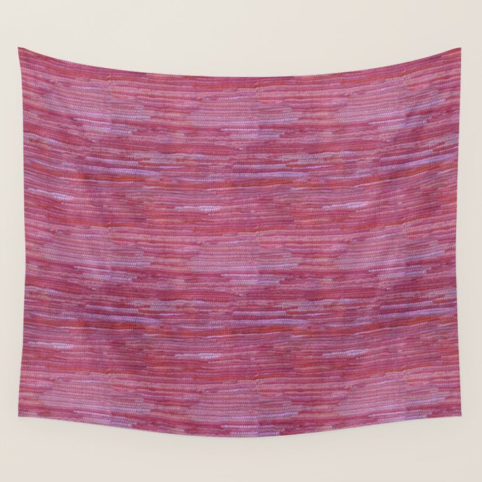 Old Market Textile in Pink Wall Tapestry Gallery Image 1