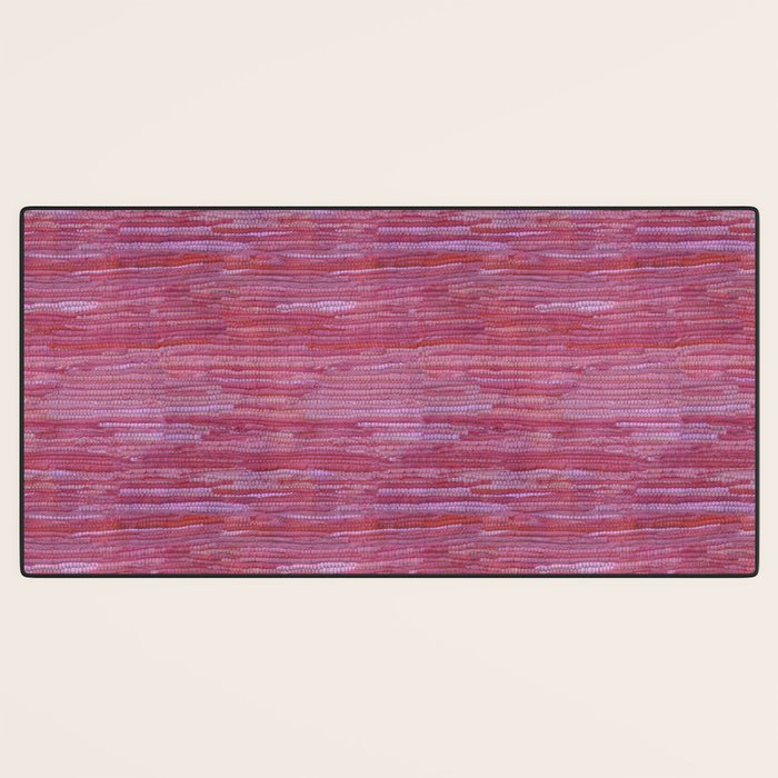 Old Market Textile in Pink Desk Mat Gallery Image 3