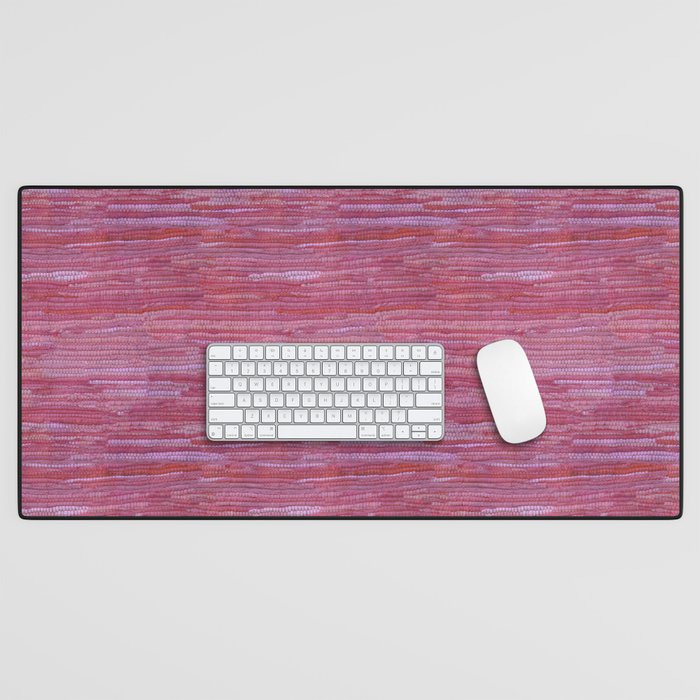 Old Market Textile in Pink Desk Mat Gallery Image 1