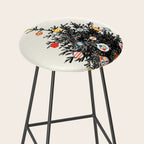 Retro Decorated Christmas Tree Stool Gallery Image 2